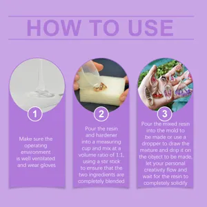 Detailed instruction guide showing step-by-step DIY epoxy resin crafting process clearly.