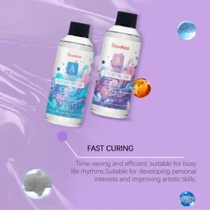 Dowmoo epoxy resin kit crystal clear 1:1 mix ratio fast curing for DIY art crafts and handmade items
