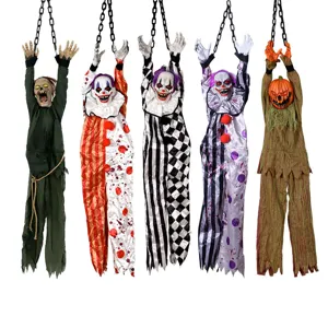 Halloween κρεμαστά σκηνικά τρομακτικά ζόμπι κλόουν κολοκύθα για πάρτι διακόσμηση σπιτιού