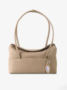 Sac Bandoulière pour Femme en Véritable Cuir de Vachette de Première Couche Rétro Navetteur Grande Capacité Sac Oreiller Aisselle Hobo