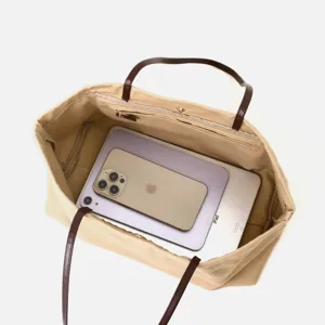 Bolso tote de lona para mujer gran capacidad bolso de hombro casual hobo elegante