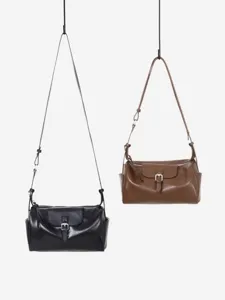 Mujer cuero bolso de hombro bandolera almohada bolso conmutacion mano elegante vacuno vista principal