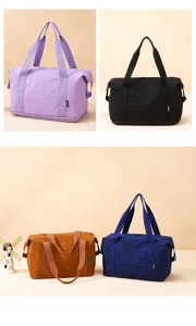 Große Kapazität Reisegepäck Tasche leichte Sporttasche Handgepäck Detail Ansicht