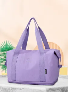 Große Kapazität Reisetasche Wasserdicht Nylon Erweiterbar Sporttasche Leicht Handgepäck Seesack Für Fitness Kurztrip Damen