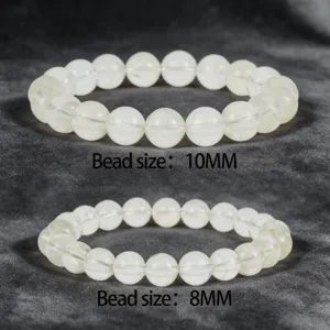 Transparante kristallen kralenarmbanden in 8mm en 10mm maten, elastische minimalistische sieraden.
