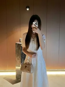 Détail de sac de soirée strassé scintillant, sac à épaule élégant pour femmes fêtes et mariages.