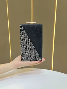 Women Fashion Evening Bag Luxury Rhinestone Clutch Crossbody Purse Glitter Handbag Wedding Banquet Party Bag