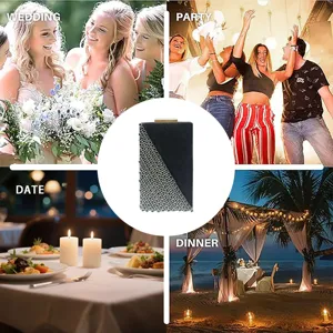 Elegant black rhinestone evening clutch bag, sparkling crystal design for party wedding.