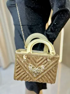 Sac de Soirée Luxe Strass Élégant Sac à Main Bandoulière Cristal Femme Fête