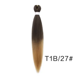 20 inch ombre synthetic braiding hair extension, Easy braid low temperature fiber for box braids.