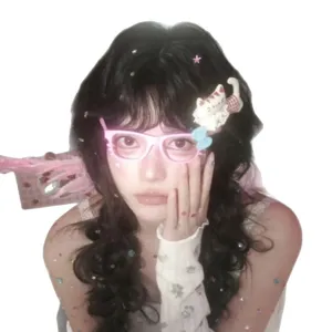 Jolie pince à cheveux chat pour femme, accessoire de coiffure kawaii style japonais doux.