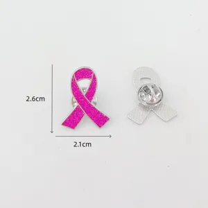 Roze lintje bewustzijn speld broche liefdadigheid badge voor borstkanker steun en fondsen