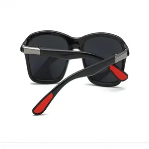 Men's sports sunglasses detail view, ultra-light driving anti-UV400 protective eyewear.