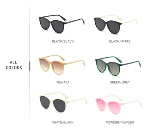 Stylish oversized oval sunglasses for women, lightweight UV protection sun glasses multi-color.