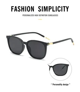 2024 Neue Runde Anti-UV Sonnenbrille Damen Mode Trendige Hochwertige Sonnengläser