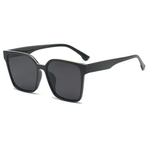 Oversized Square Sunglasses For Women Fashion Gradient Lens UV400 PC Frame Chic Street Style Eyewear