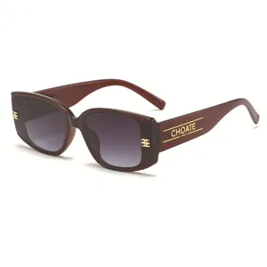 Fashionable dark red chunky square sunglasses with gradient lenses for women stylish street wear.