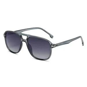 Modische Doppelsteg Piloten Sonnenbrille Retro polarisierte Herren Sonnenbrille neu