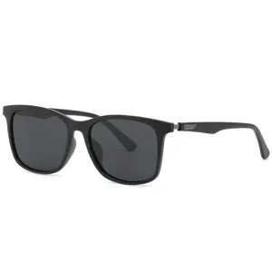 Klassische schwarze polarisierte Sonnenbrille für Damen und Herren, UV-Schutz Fahrbrille.