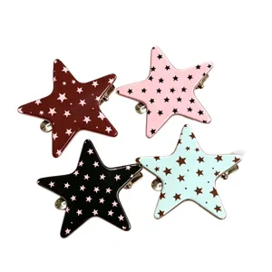 Horquillas de estrella Y2K pinzas de pico de pato estilo dulce y cool para mujeres niñas