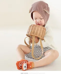 Antislip babysokken met schattig berenontwerp voor peuters en baby's die leren lopen