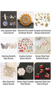 Vintage legering parel strass broche spelden collectie elegante vrouwen sjaal accessoires