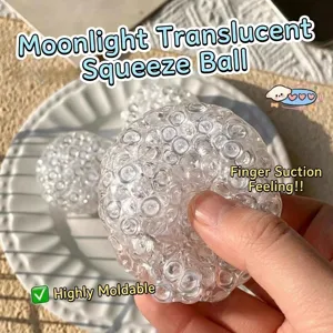 Jouet anti-stress transparent boule sensorielle fidget bulle de decontraction main