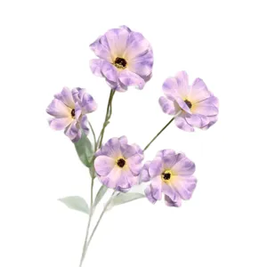 5-teste fiori artificiali farfalla eustoma matrimonio nordico decorazioni casa
