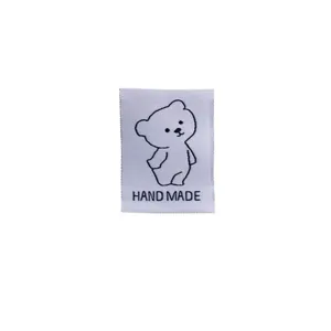 Woven cloth label badge DIY handmade decorative patch for clothing bags and socks accessories