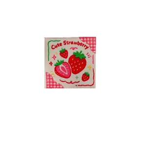 Cute strawberry embroidered patch cute fruit badge for hats bags garments DIY decoration.