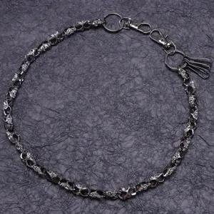 Punk gothic skull metal pant chain waist chain for men women cool streetwear jewelry
