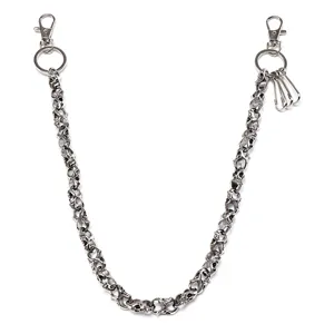 Gothic Skull Metal Pants Chain Hip Hop Jean Wallet Chain Punk Waist Chain Jewelry