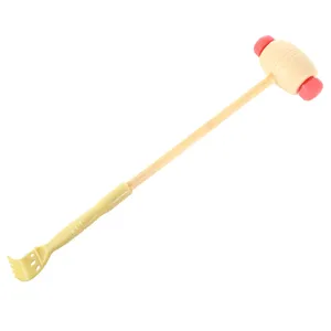 2-in-1 Holz Rückenkratzer und Massagehammer für Ganzkörperentspannung und tägliche Pflege