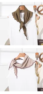 Koreaanse stijl bloemen Driehoek sjaal nek decoratie haar accessoire mode veelzijdig