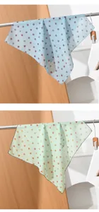 Cotton linen small square scarf vintage floral neckerchief hair band for women shirt accessory