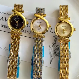 MICAI montre femme quartz luxe petit cadran elegant bracelet en acier montre-bracelet tendance