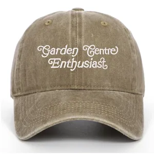 Vintage washed distressed embroidered baseball cap for men and women casual outdoor sun hat