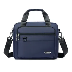 Herren Oxford Gewebe Umhängetasche Große Kapazität Wasserdicht Business Schulter Messenger Bag Multi Tasche Casual Reisetag