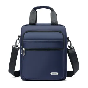 Herren Business Casual Oxford Stoff Messenger Bag Wasserabweisend Mehrschichtige Schulterhandtasche Aktentasche Umhängetasche Für Herren