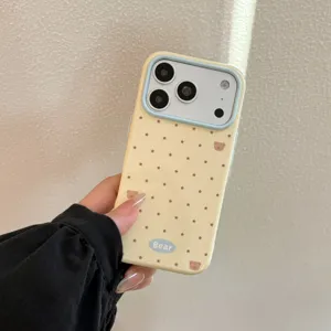 Schattig beren patroon zachte siliconen telefoonhoesje compatibel met Apple iPhone hoesje.