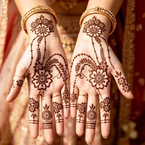 Pochoirs de tatouage au henné indien mariée main vigne florale réutilisable fête art corporel