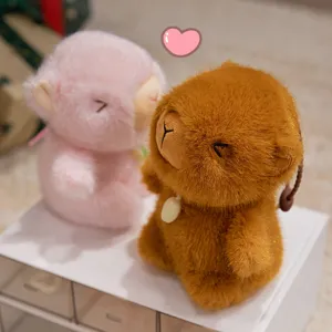 Süßes Kapiwara Plüschtier Desktop Begleiter Stofftier Puppe kawaii Tasche Anhänger