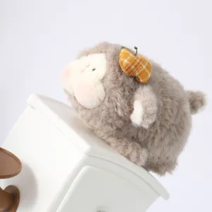 Suesse flauschige Schaf Plueschfigur Puppe Tischbegleiter weiches Stofftier Geburtstagsgeschenk