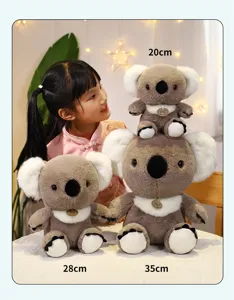 Simulation koala plush toy stuffed doll cute animal children soft companion gift 20-35cm