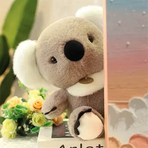 Cute koala plush toy stuffed animal soft doll kids soothing companion gift nice decoration