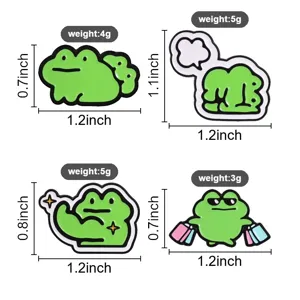 Cute cartoon frog enamel pin funny metal brooch badge creative fashion backpack accessories