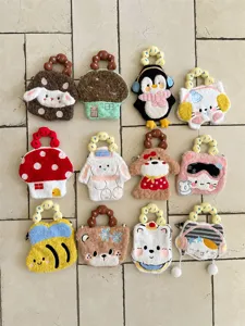 Sac de téléphone en peluche dessin animé mignon mini sac à main quotidien bandoulière
