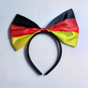 Deutschland Flagge Schleife Haarreif, Fan Artikel für Fußball Weltmeisterschaft und Party Zubehör.