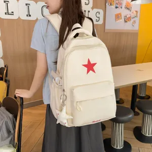 Minimalistischer Rucksack mit großem Fassungsvermögen modische Schultasche für Schüler leicht