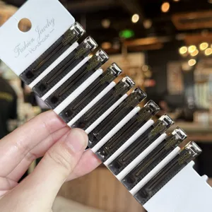Transparent acrylic duckbill hair clips 4.7cm cute Korean style bangs side hair styling accessories